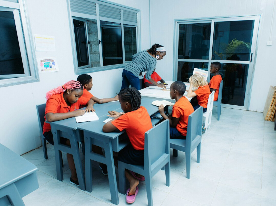 group discussion in classroom